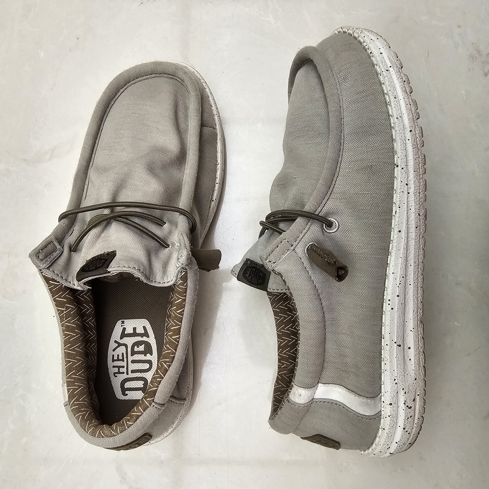 Hey Dude Women's Casual Gray Shoes